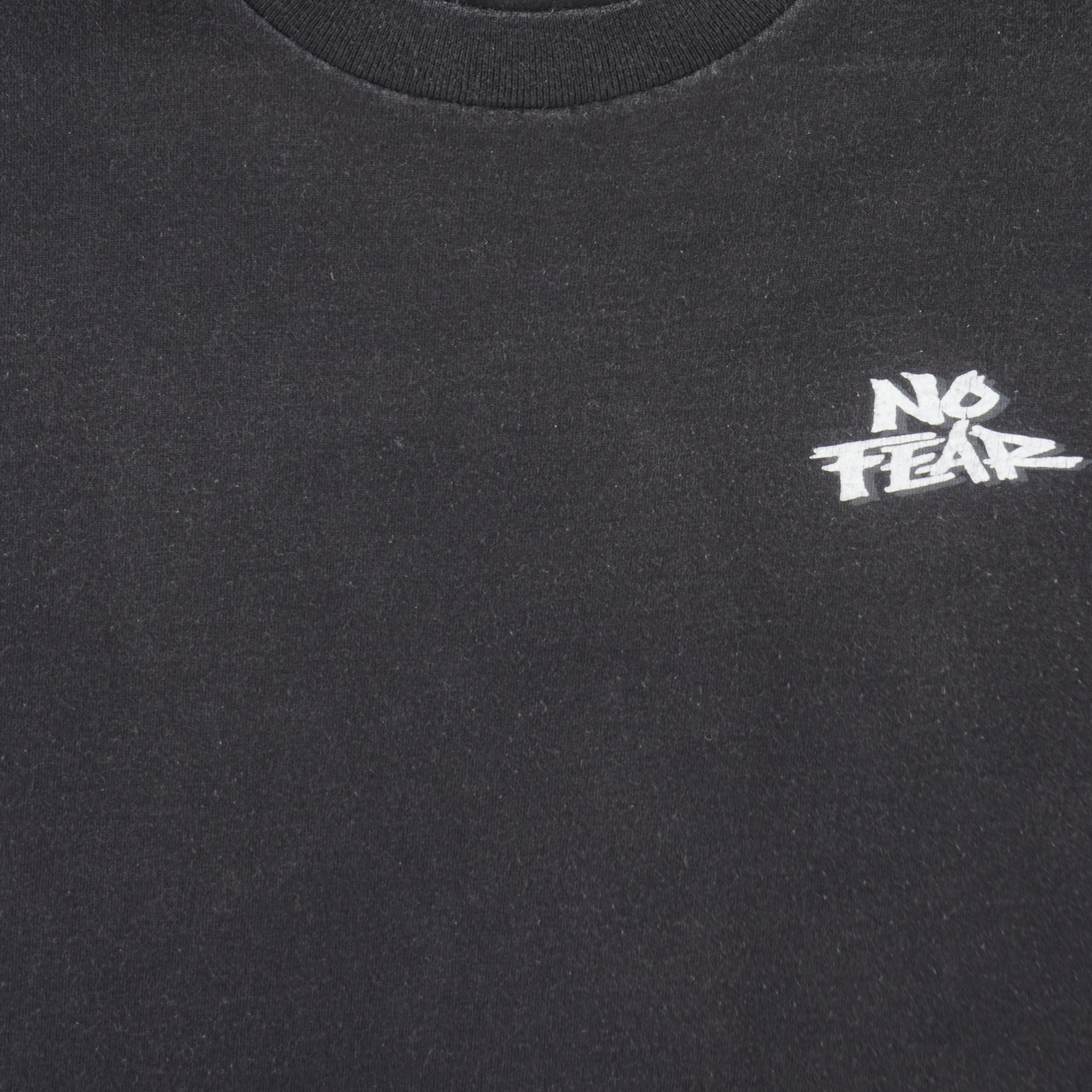 Vintage (No Fear) - Why Run When You Can Fly Single Stitch T-Shirt 1990s X-Large Vintage Retro