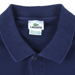 Lacoste - Dark Blue Polo T-Shirt 1990s X-Large Vintage Retro