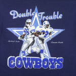 NFL (Sof Tee) - Dallas Cowboys Emmitt Smith & Michael Irvin T-Shirt 1992 XX-Large Vintage Retro Football