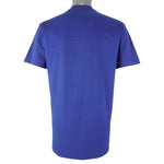 MLB - Blue Texas Rangers Single Stitch T-Shirt 1988 Large Vintage Retro Baseball