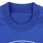 MLB - Blue Texas Rangers Single Stitch T-Shirt 1988 Large Vintage Retro Baseball