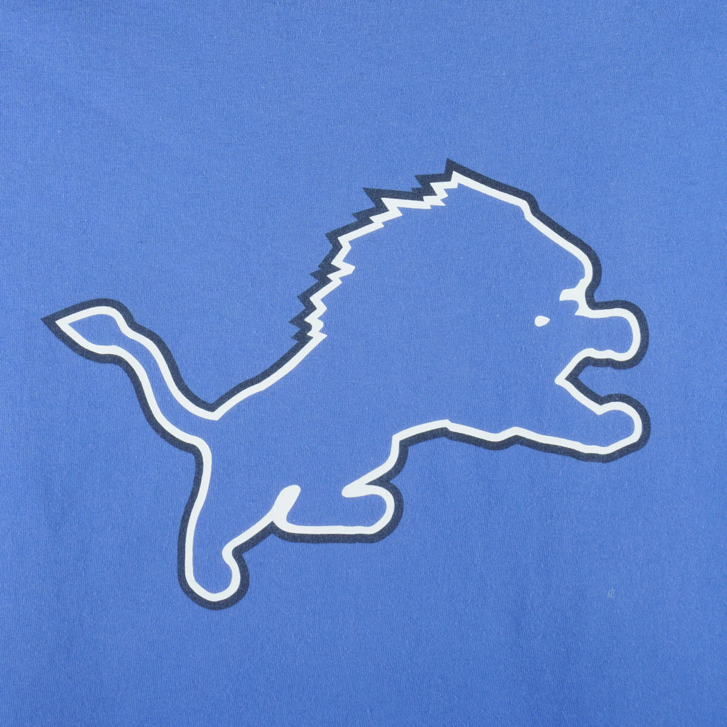 NFL - Detroit Lions Big Logo T-Shirt 1990s XX-Large Vintage Retro Football