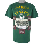NFL (Long Gone) - Green Bay Packers Dynasty T-Shirt 1990s Medium
