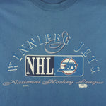 NHL (Woody Sport) - Winnipeg Jets Single Stitch T-Shirt 1990s X-Large Vintage Retro Hockey