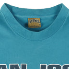 NHL (Nutmeg) - San Jose Sharks Breakout Single Stitch T-Shirt 1994 Large Vintage Retro Hockey