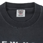 MLB (Power Pro) - New York Mets Helmet Single Stitch T-Shirt 1999 Large Vintage Retro Baseball