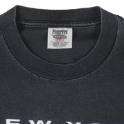 MLB (Power Pro) - New York Mets Helmet Single Stitch T-Shirt 1999 Large Vintage Retro Baseball
