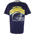 NFL (Nutmeg) - San Diego Chargers Single Stitch T-Shirt 1994 Large Vintage Retro Football