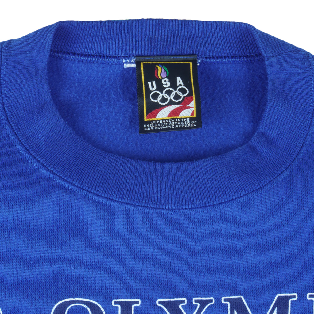 Vintage - USA Olympic Team Crew Neck Sweatshirt 1992 Medium Vintage Retro