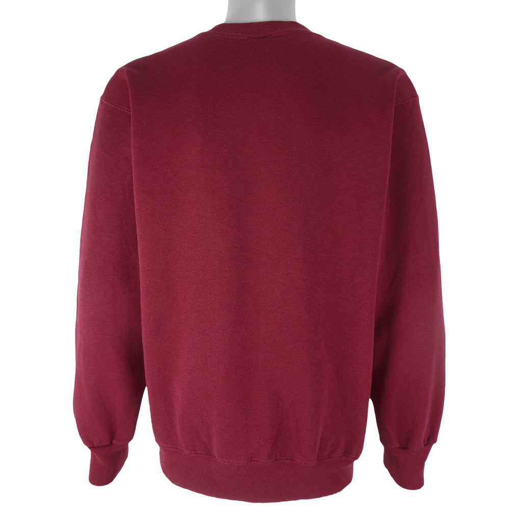 NFL (Competitor) - San Francisco 49ers Embroidered Crew Neck Sweatshirt 1990s Large Vintage Retro Football