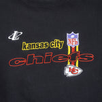 NFL (Logo Athletic) - Kansas City Chiefs Embroidered Crew Neck Sweatshirt 1990s X-Large