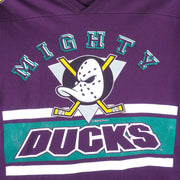 NHL (Team Rate) - Mighty Ducks of Anaheim Hockey Jersey 1990s Medium Vintage Retro Hockey