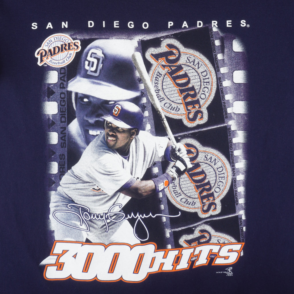 MLB - San Diego Padres Tony Gwynn Player T-Shirt 1999 Large Vintage Retro Baseball