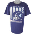 CFL (Waves) - Toronto Argonauts Single Stitch T-Shirt 1994 Large Vintage Retro Football 