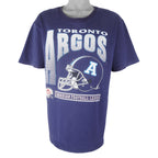 CFL (Waves) - Toronto Argonauts Single Stitch T-Shirt 1994 Large Vintage Retro Football 