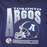 CFL (Waves) - Toronto Argonauts Single Stitch T-Shirt 1994 Large Vintage Retro Football 
