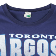 CFL (Waves) - Toronto Argonauts Single Stitch T-Shirt 1994 Large Vintage Retro Football 