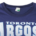 CFL (Waves) - Toronto Argonauts Single Stitch T-Shirt 1994 Large Vintage Retro Football 