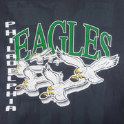 NFL (The Game) - Philadelphia Eagles Single Stitch T-Shirt 1993 Large Vintage Retro Football