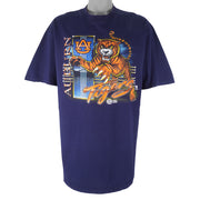 NCAA (Native Sun) - Auburn Tigers Big Logo T-Shirt 1990s X-Large Vintage Retro Football College