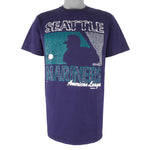 MLB (Russell Athletic) - Seattle Mariners American League T-Shirt 1995 Large Vintage Retro Baseball