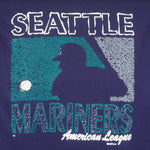 MLB (Russell Athletic) - Seattle Mariners American League T-Shirt 1995 Large Vintage Retro Baseball