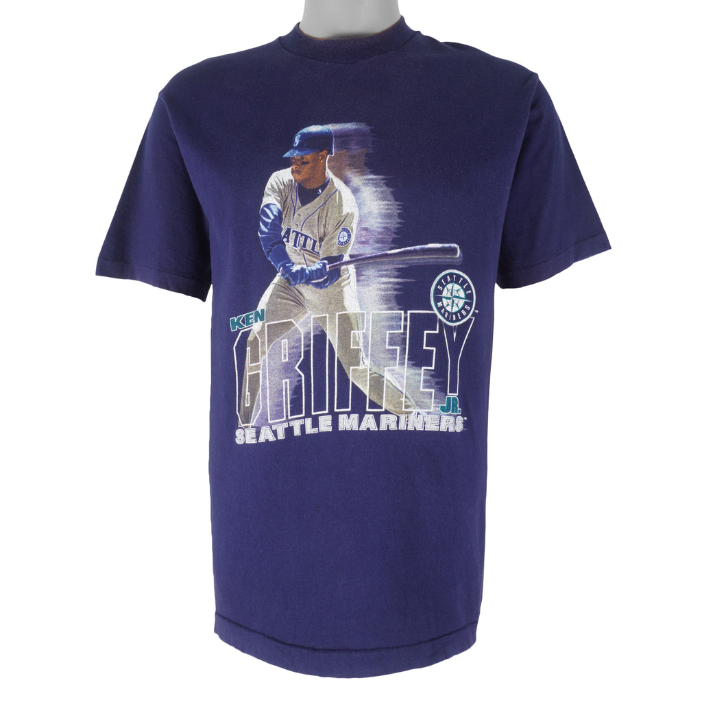 MLB - Seattle Mariners Ken Griffey Jr. Baseball T-Shirt 1990s Large Vintage Retro