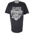 NHL (Champion) - Los Angeles Kings Big logo Hockey T-Shirt 1992 Large Vintage Retro