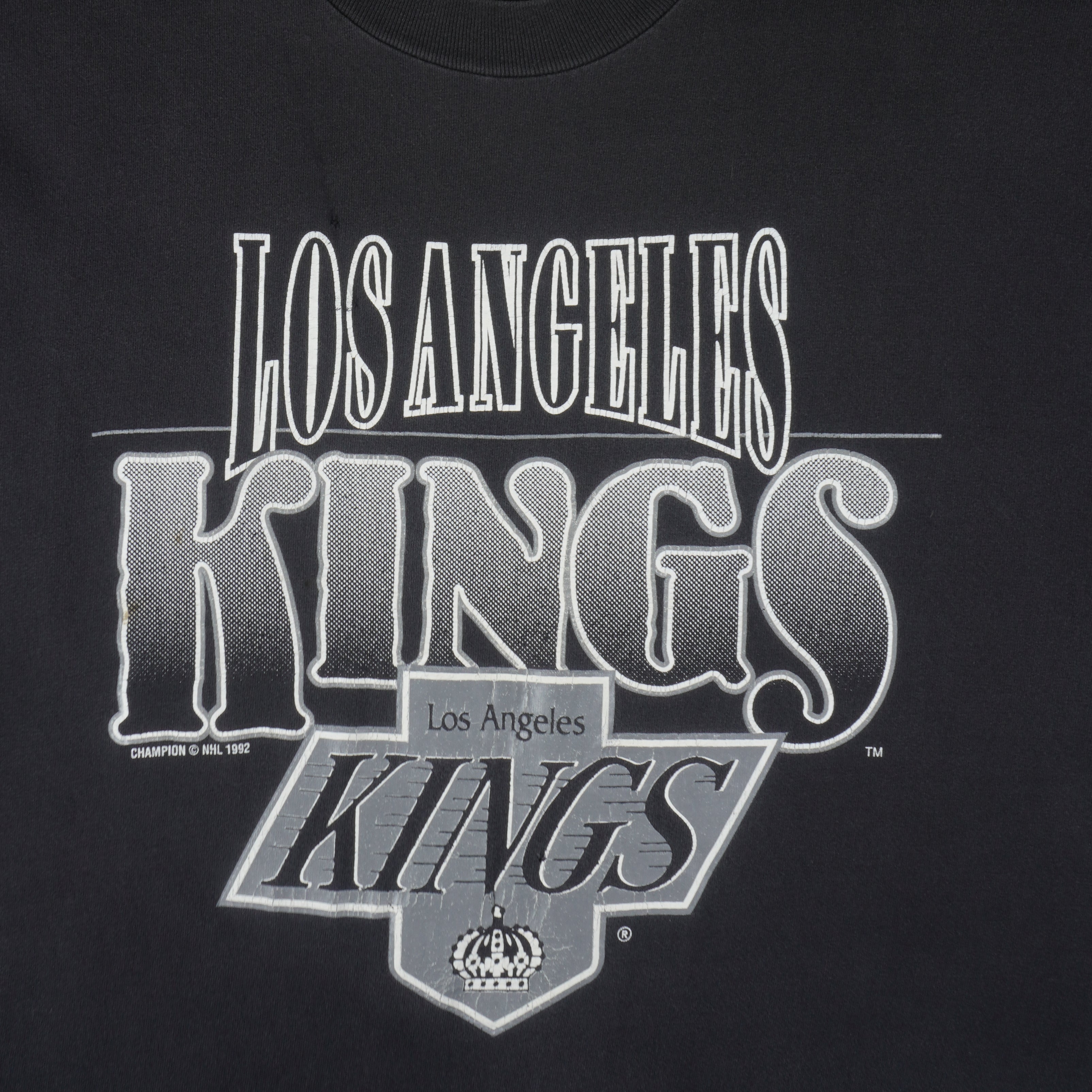 Men's Clothing Mitchell & Ness NHL Team Logo Tee Los Angeles Kings Black