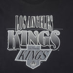 NHL (Champion) - Los Angeles Kings Big logo Hockey T-Shirt 1992 Large Vintage Retro