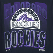 MLB (Artex) - Colorado Rockies Single Stitch T-Shirt 1993 Medium Vintage Retro