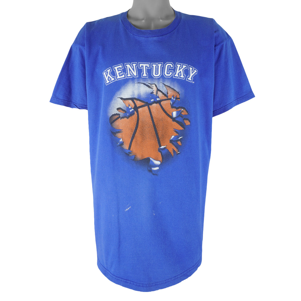 NCAA (Fruit of the loom) - Kentucky Wildcats Basketball T-Shirt 1990s XX-Large Vintage Retro