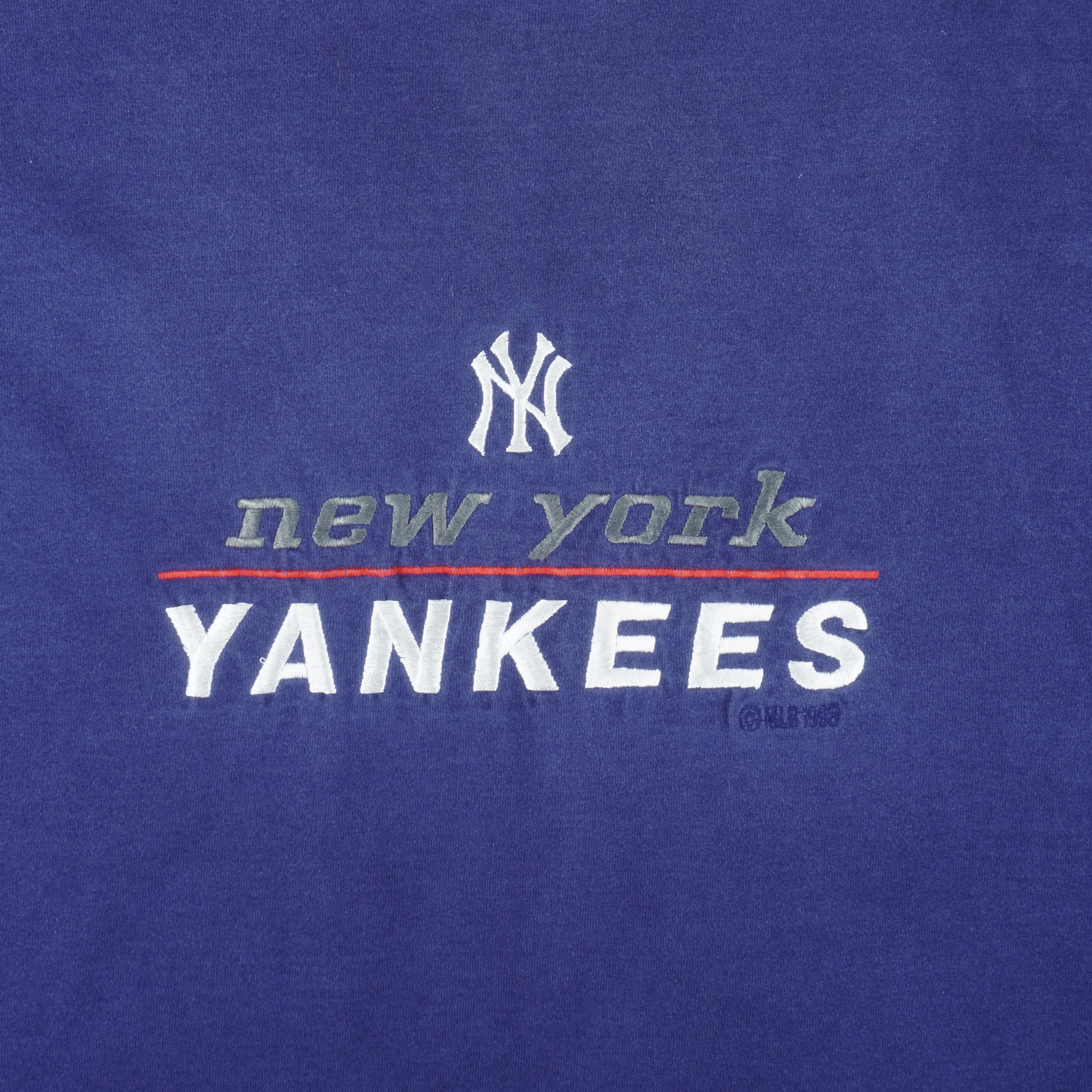 MLB - New York Yankees Embroidered  T-Shirt 1998 XX-Large Vintage Retro 