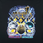 NFL (Lee) - Super Bowl Champions Patriots VS Eagles T-Shirt 2005 X-Large Vintage Retro Football