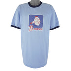 MLB (Nike) - Atlanta Braves Big Logo & Spell-Out T-Shirt 1990s X-Large Vintage Retro Baseball