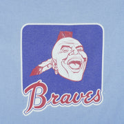 MLB (Nike) - Atlanta Braves Big Logo & Spell-Out T-Shirt 1990s X-Large Vintage Retro Baseball
