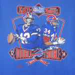 NFL - (Nutmeg) Double Trouble Buffalo Bills Thomas & Kelly T-Shirt 1990s Medium Vintage Retro Football