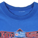 NFL - (Nutmeg) Double Trouble Buffalo Bills Thomas & Kelly T-Shirt 1990s Medium Vintage Retro Football