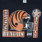 NFL (Logo 7) - Cincinnati Bengals Crew Neck Sweatshirt 1990 X-Large Vintage Retro Football