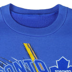 NHL (Novel Teez) - Toronto Maple Leafs Blue Sweatshirt 1993 Large Vintage Retro Hockey