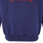 MLB (Logo 7) - Boston Red Sox Blue Sweatshirt 1990s Large Vintage Retro Baseball