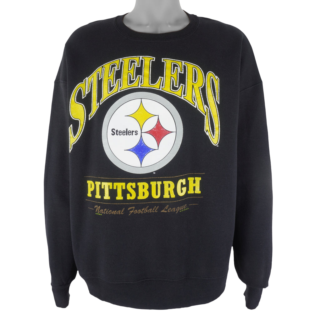 NFL (Lee) - Pittsburgh Steelers National Football League Sweatshirt 1998 X-Large Vintage Retro Football