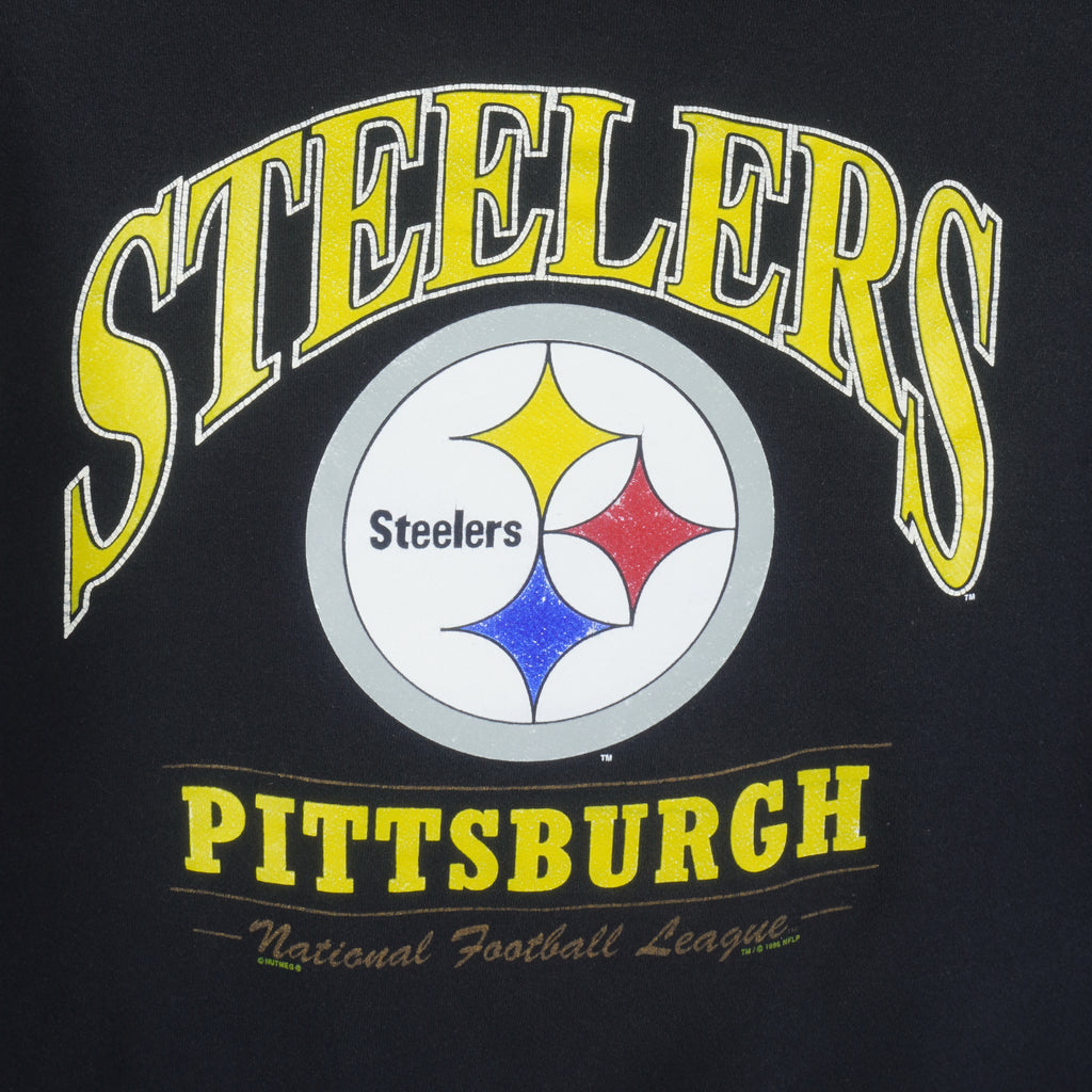 NFL (Lee) - Pittsburgh Steelers National Football League Sweatshirt 1998 X-Large Vintage Retro Football