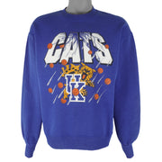 NCAA (Genus) - Kentucky Wildcats Crew Neck Sweatshirt 1990s Medium Vintage Retro Basketball
