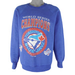 MLB (Woody Sports) - Toronto Blue Jays World Series Champions Sweatshirt 1992 Large Vintage Retro Baseball