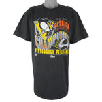 NHL (Salem) - Champions Pittsburgh Penguins Single Stitch T-Shirt 1991 X-Large Vintage Retro Hockey