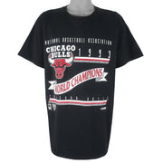 NBA (Locker Line) - Chicago Bulls World Champions T-Shirt 1993 X-Large Vintage Retro Basketball