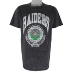 NFL (Nutmeg) - Los Angeles Raiders T-Shirt 1990s X-Large Vintage Retro Football