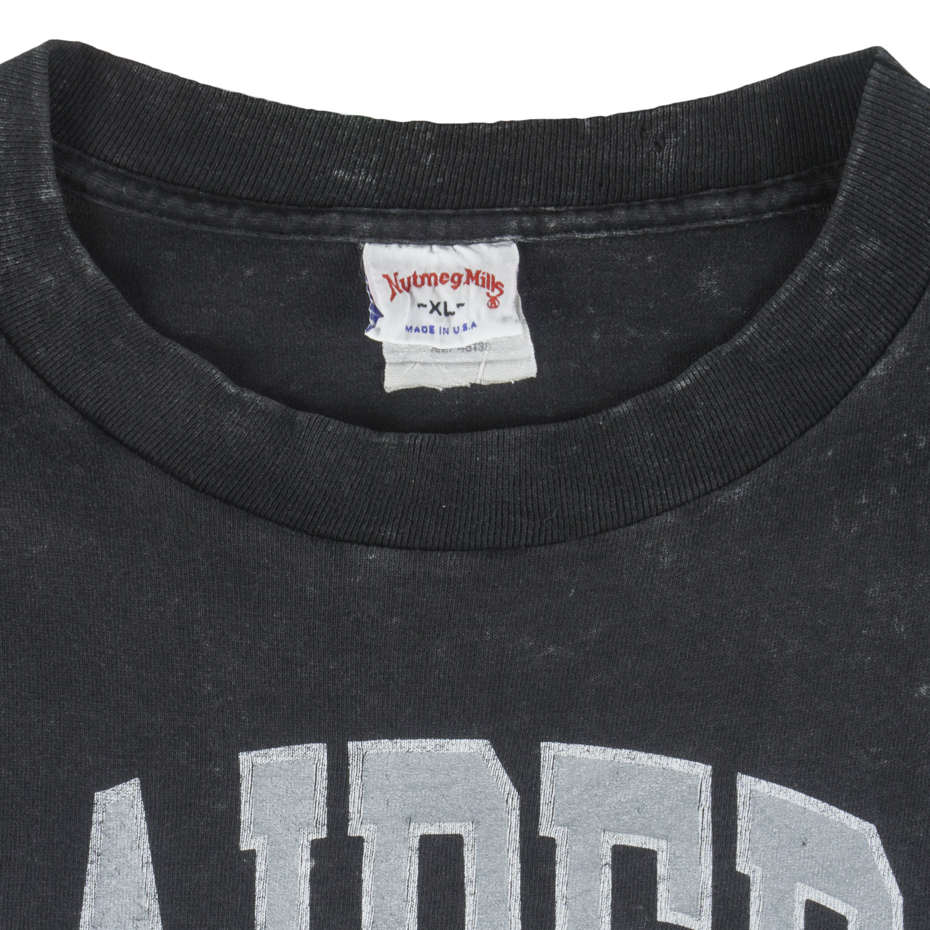 NFL (Nutmeg) - Los Angeles Raiders T-Shirt 1990s X-Large Vintage Retro Football