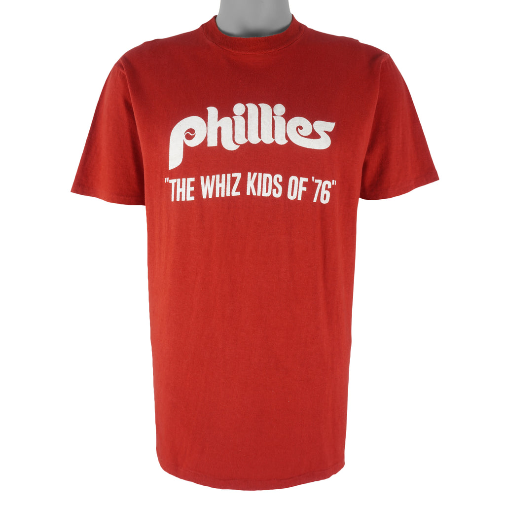 MLB (Artex) - Phillies The Whiz Kids Of '76 T-Shirt 1990 X-Large Vintage Retro Baseball